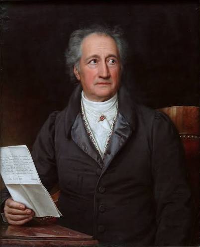 Retrato de Johann Wolfgang von Goethe, escritor e pesquisador alemão