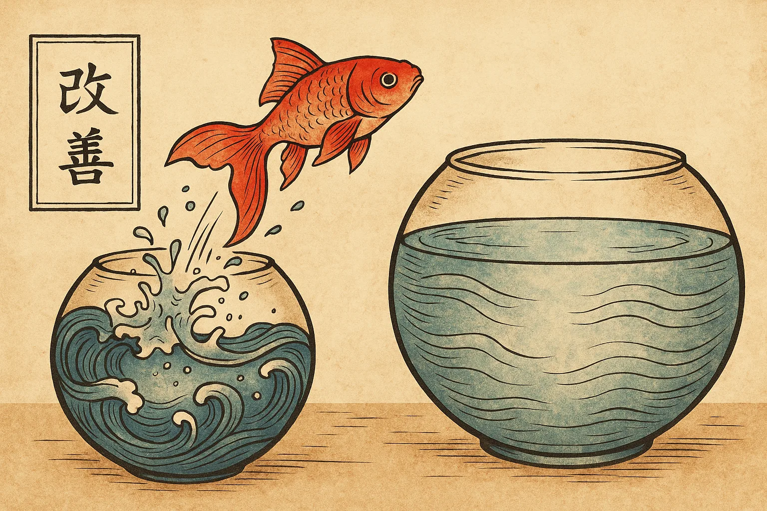 Kaizen e saúde mental — símbolo japonês da melhoria contínua